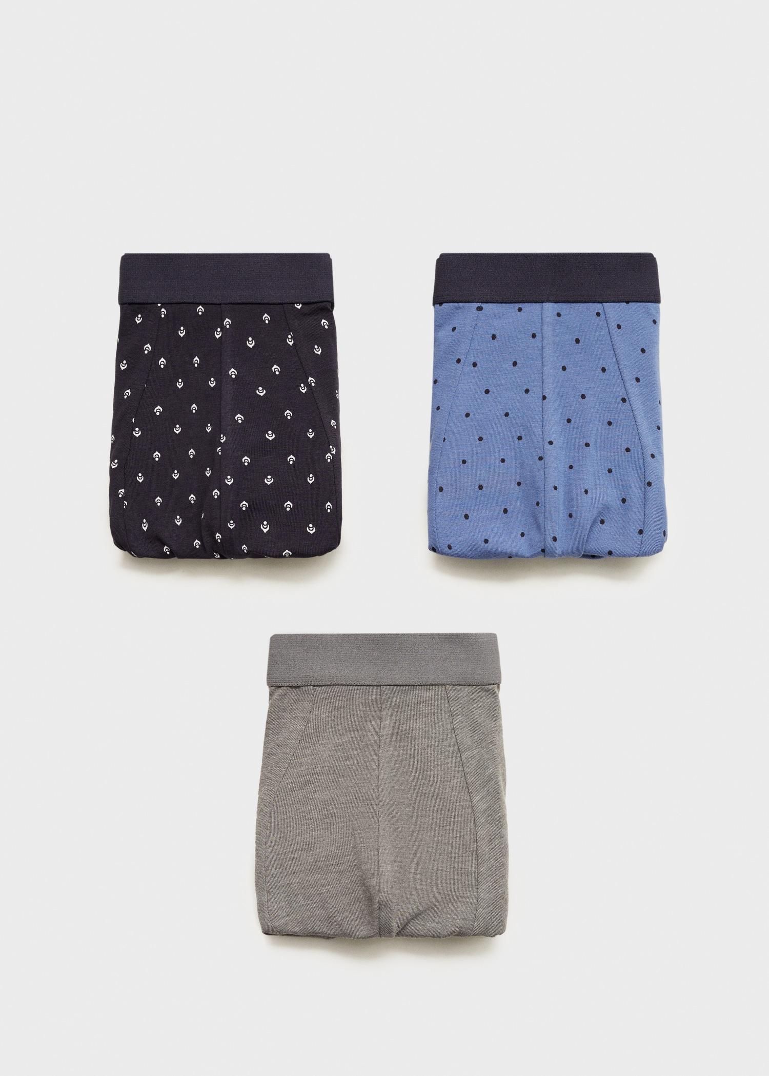 3-pack combined briefs - Men | MANGO USA Product Image