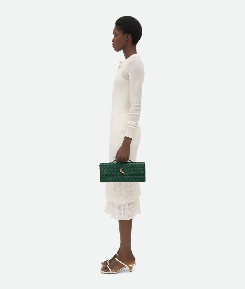 Women's Andiamo Clutch in Emerald green Product Image
