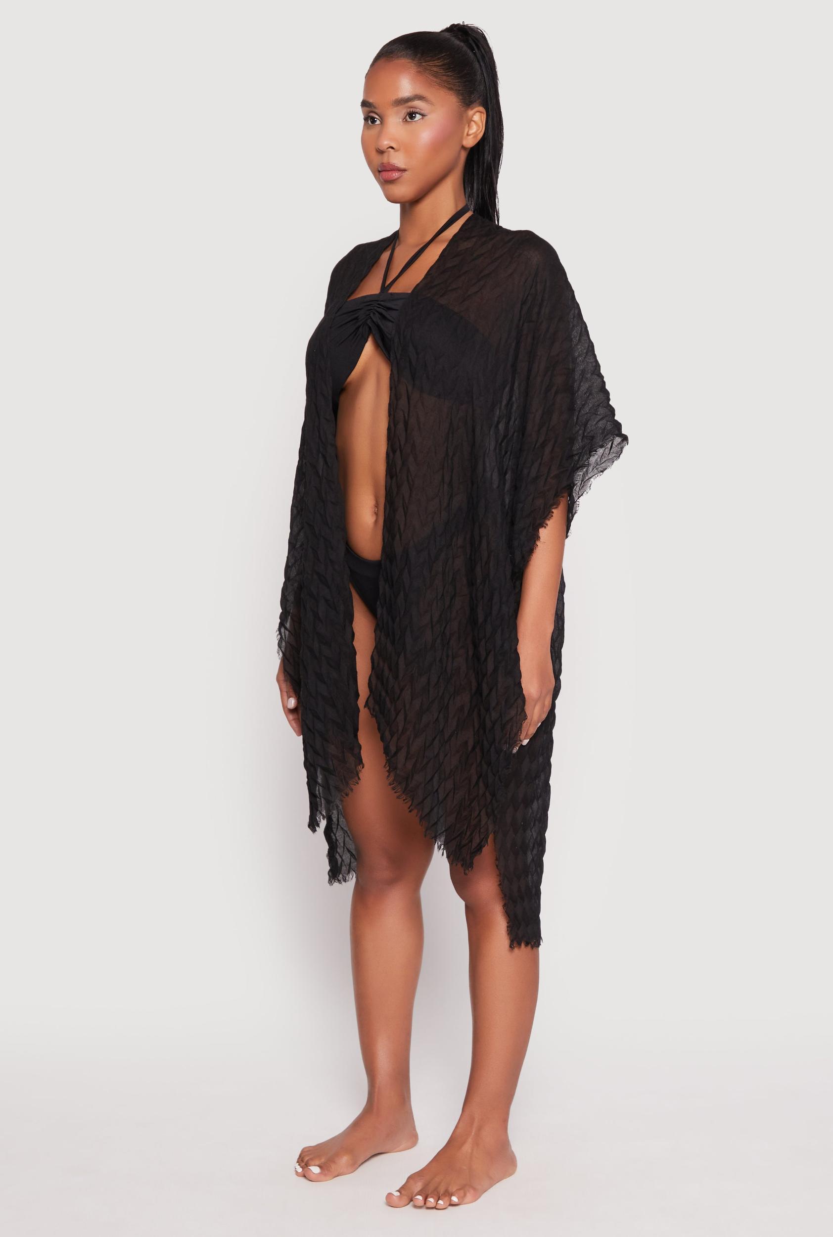 Chevron Cover Up Kimono Female Product Image