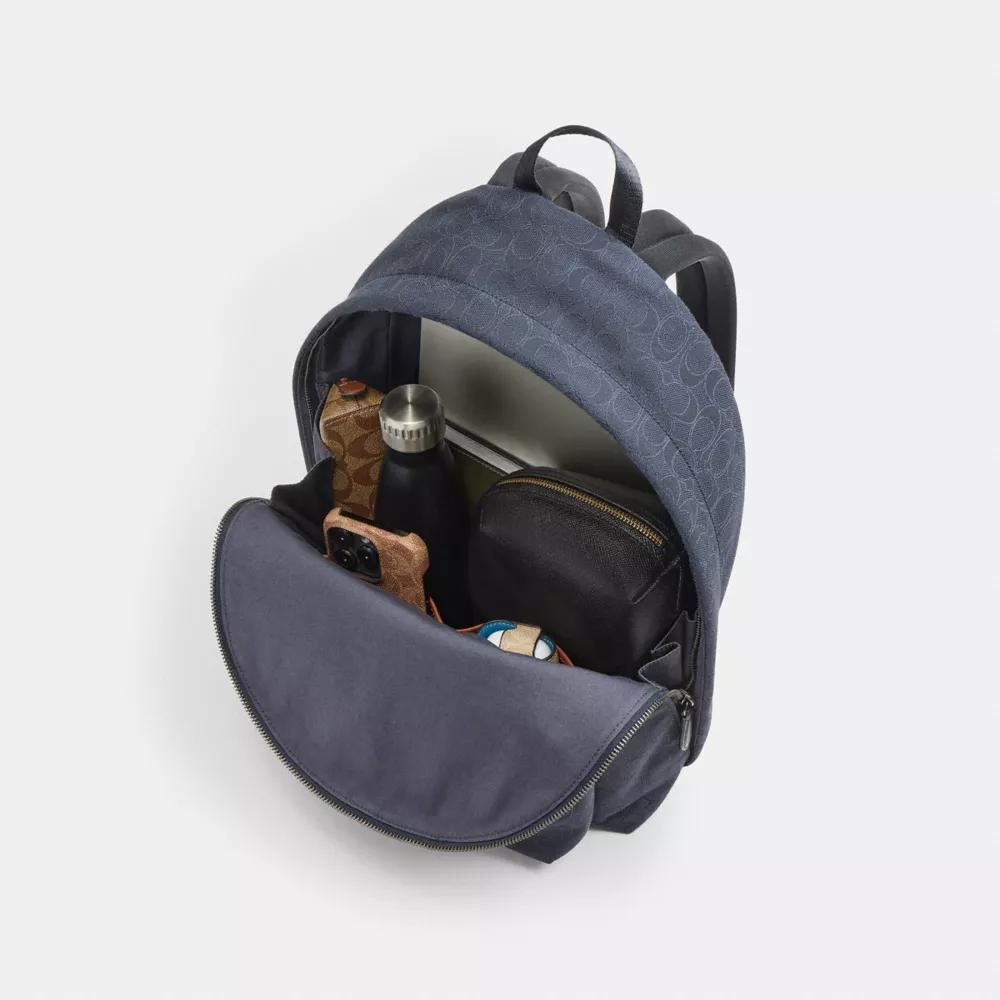 Hall Backpack In Signature Jacquard Product Image