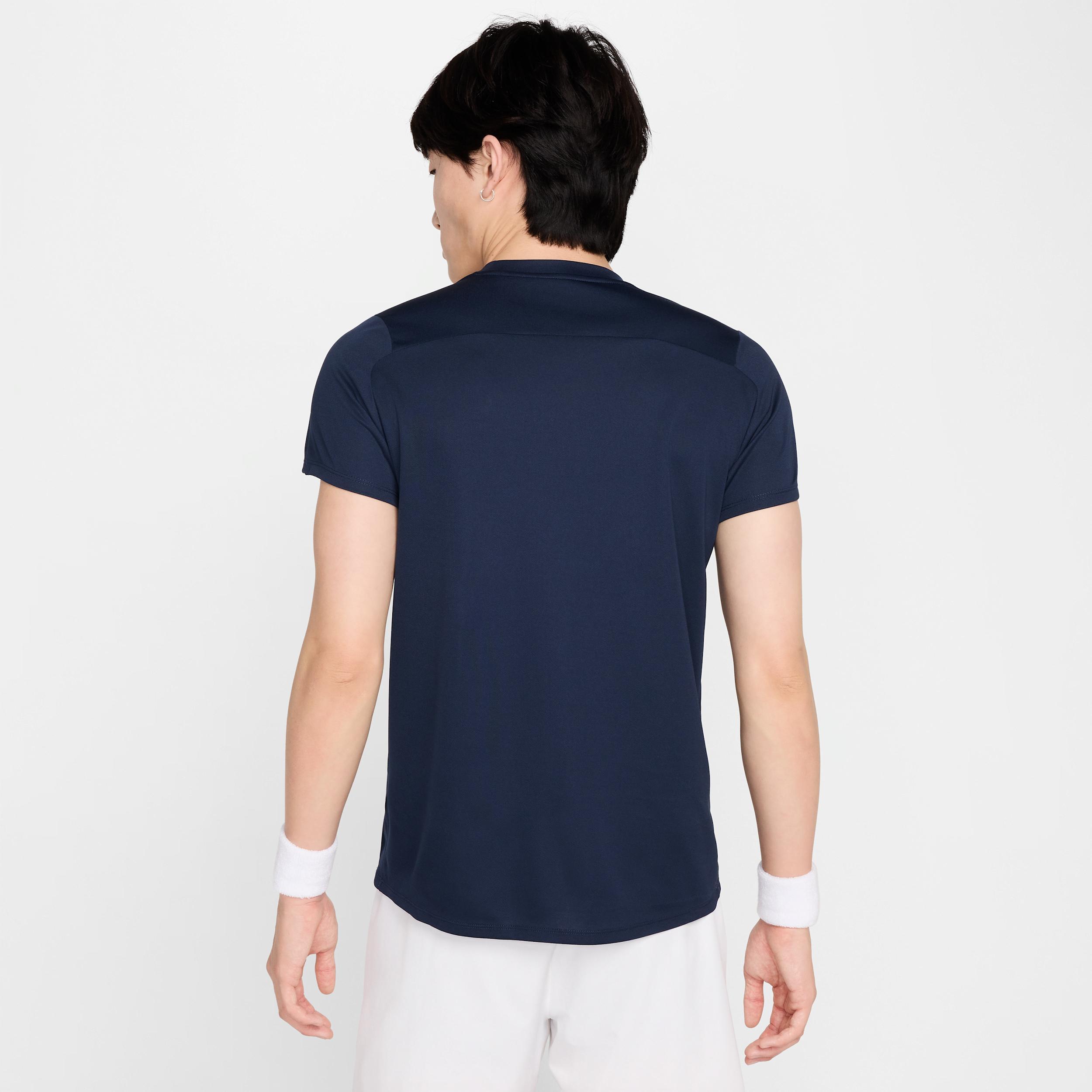 Nike Mens Court Victory Dri-FIT Tennis Top | FZ6921-451 Product Image