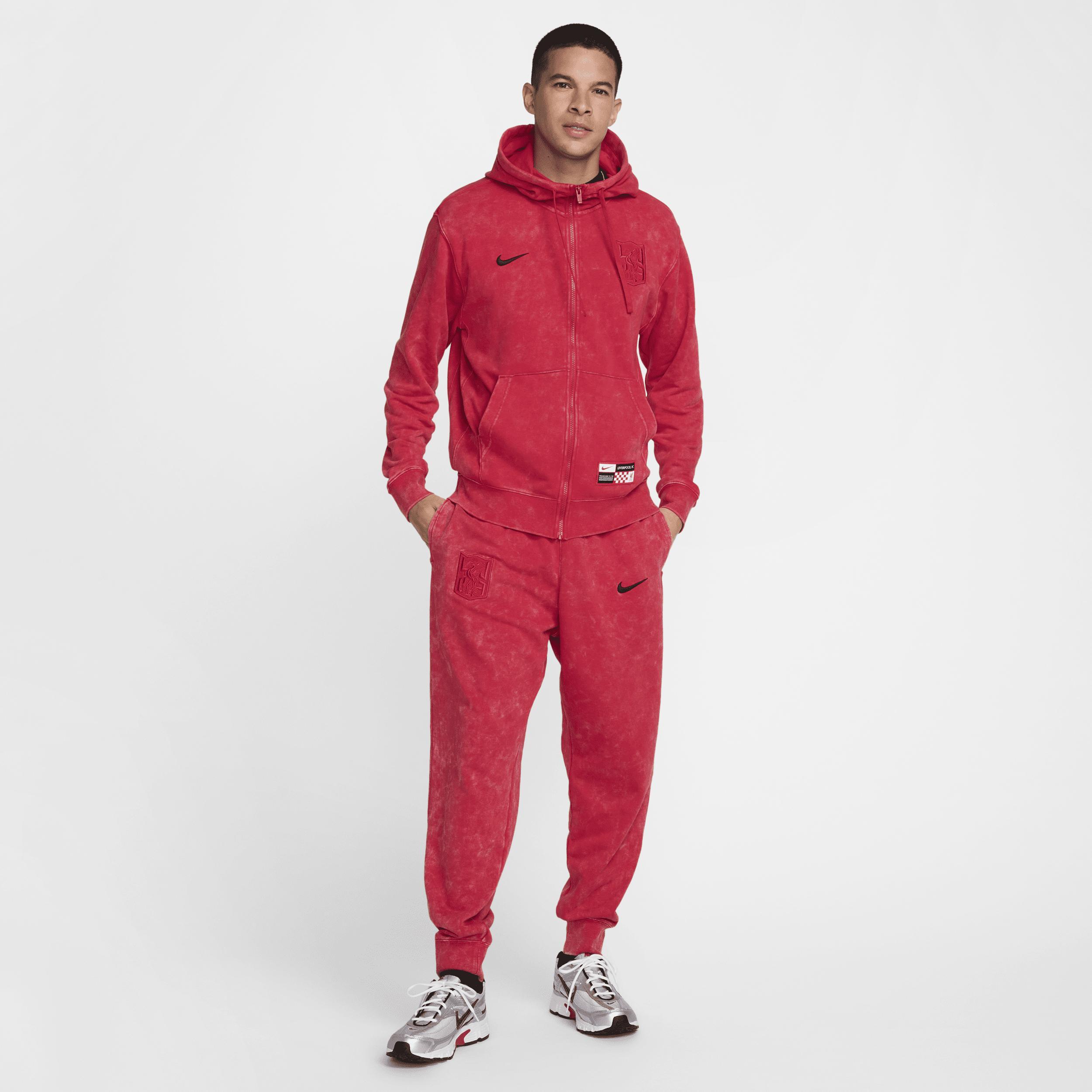 Mens Nike Red Liverpool Third Club Full-Zip Hoodie Product Image