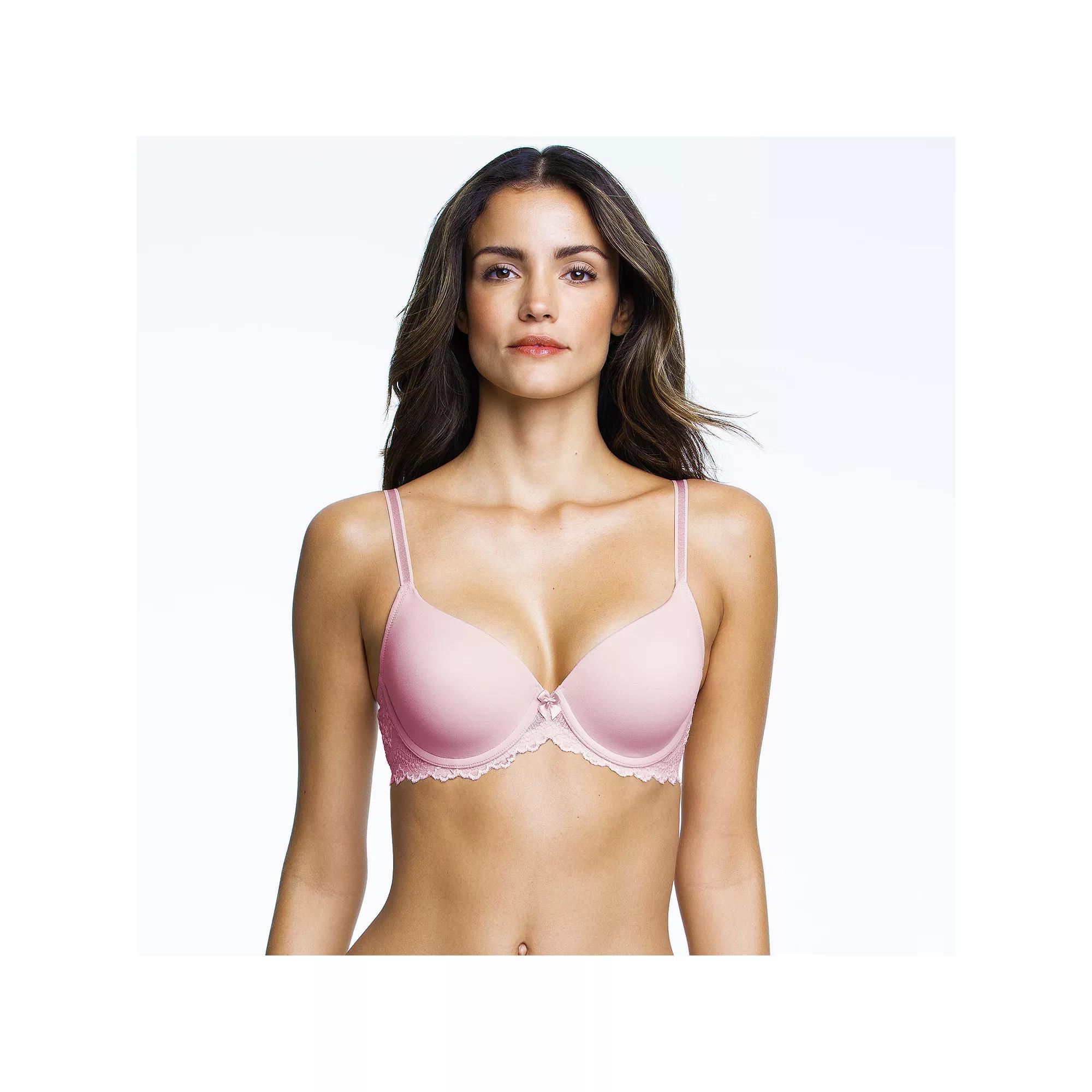 Dominique Lacee Back Smoothing Lace Frame Luxury T-Shirt Bra 3501, Women's, Size: 38 Dd, Pink Product Image