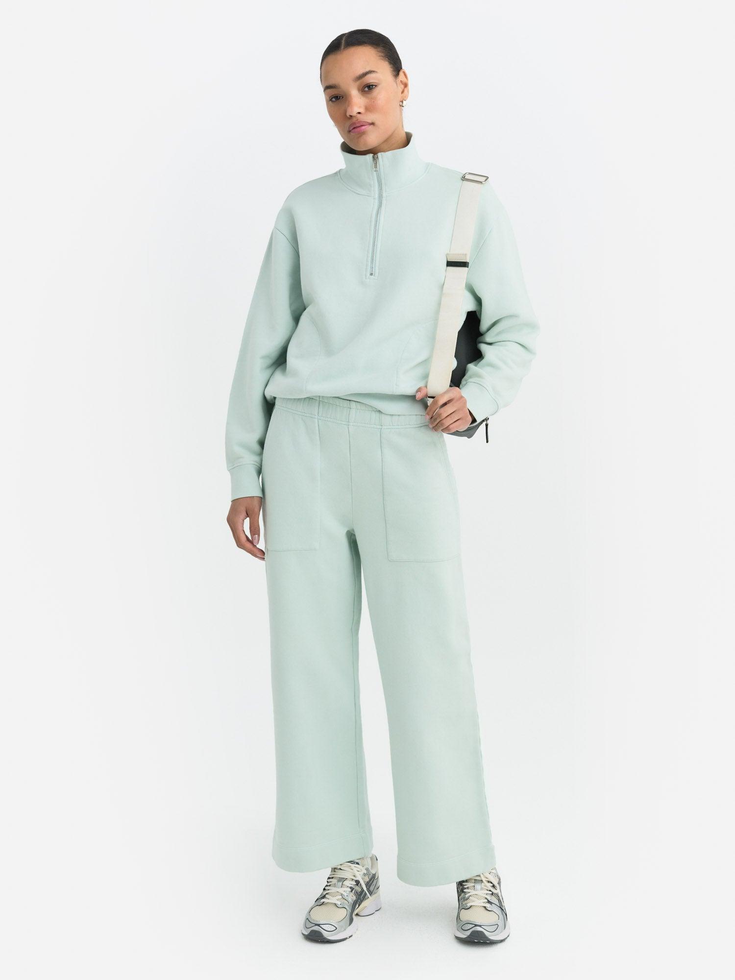 Organic Fleece Wide Leg Pant Female Product Image