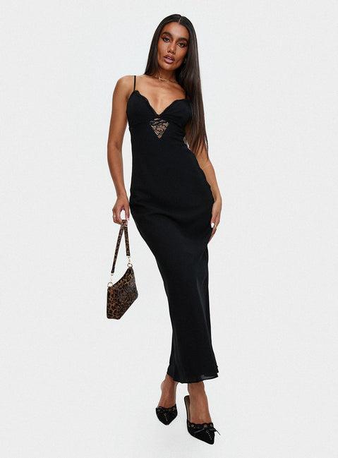 Artea Maxi Dress Black Product Image