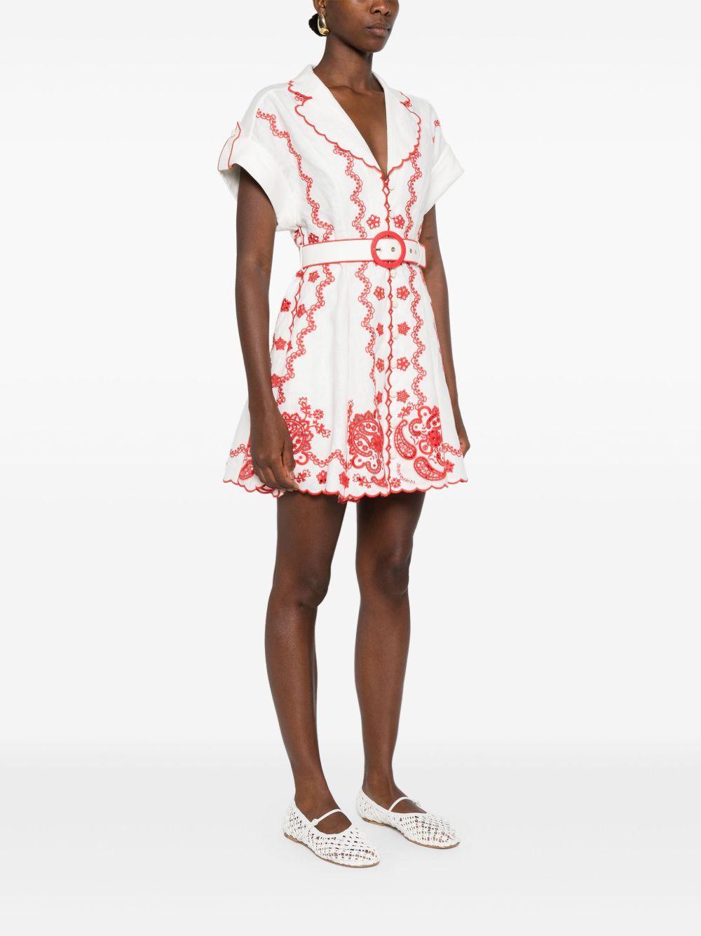 Lucky Embroidered mini dress Product Image