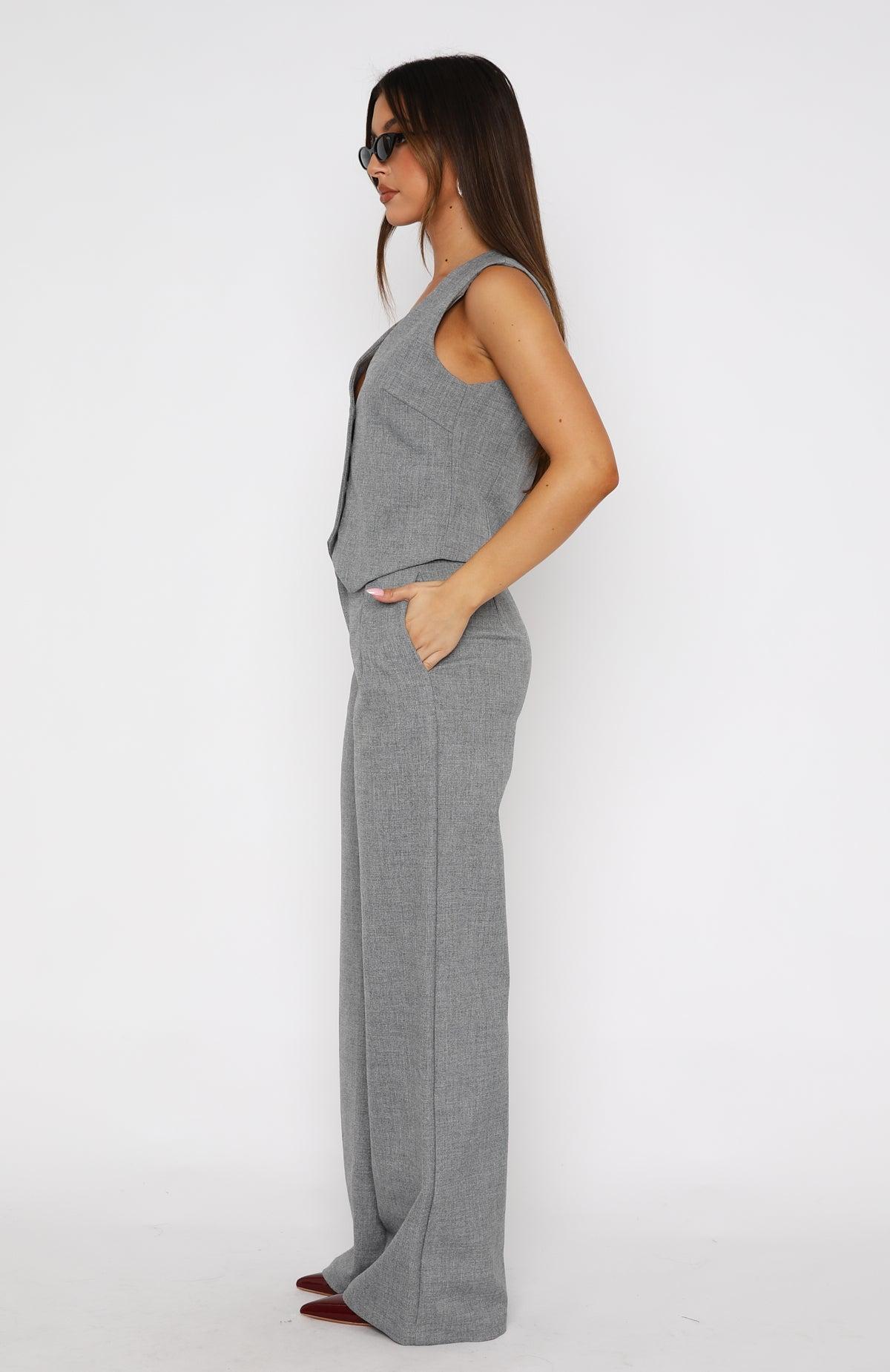 Socialite Pants Grey Product Image