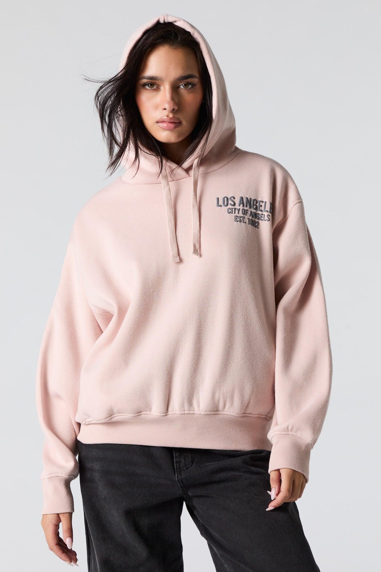 Graphic Fleece Hoodie Female Product Image