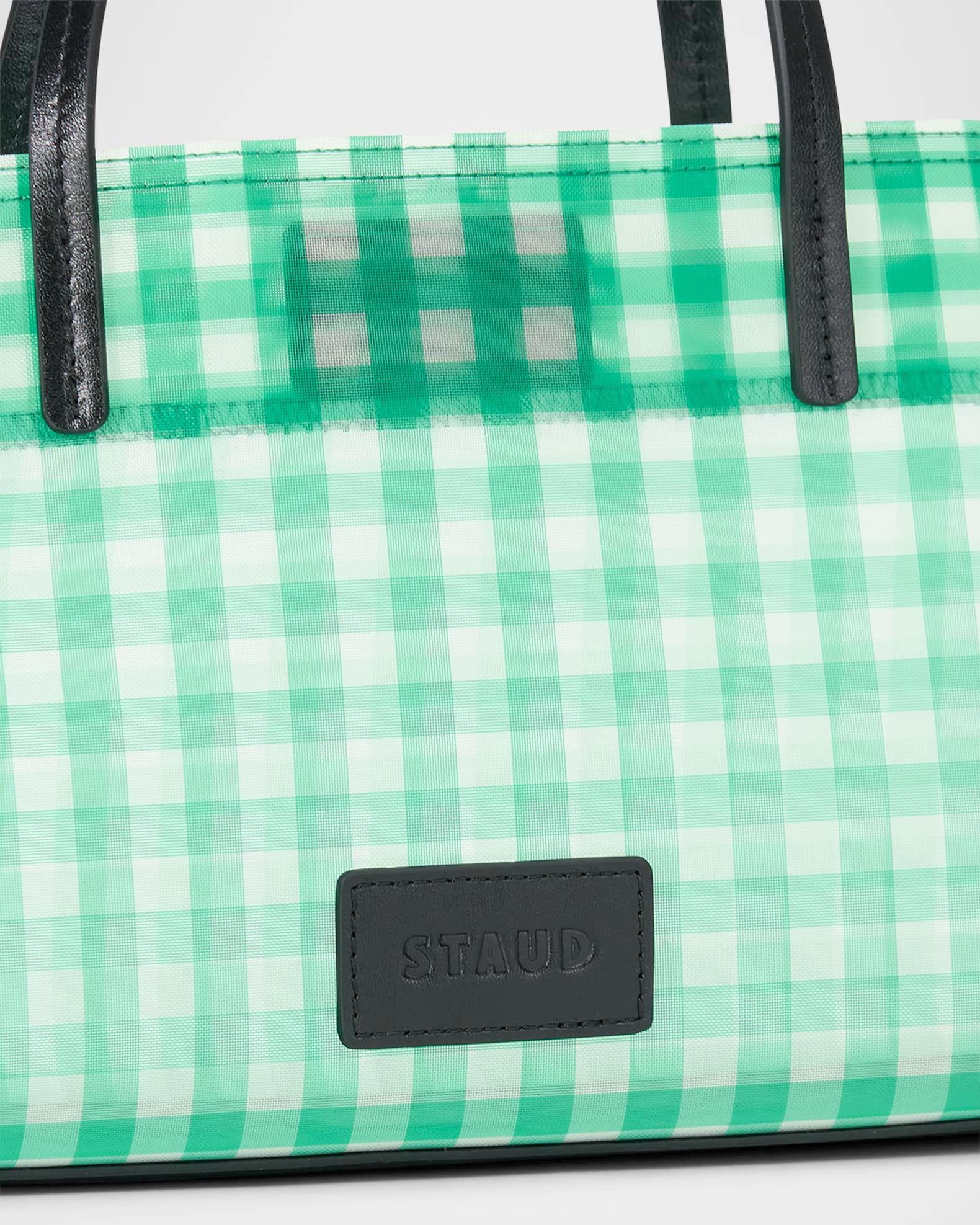 Christos Mini Plaid Mesh Tote Bag Product Image