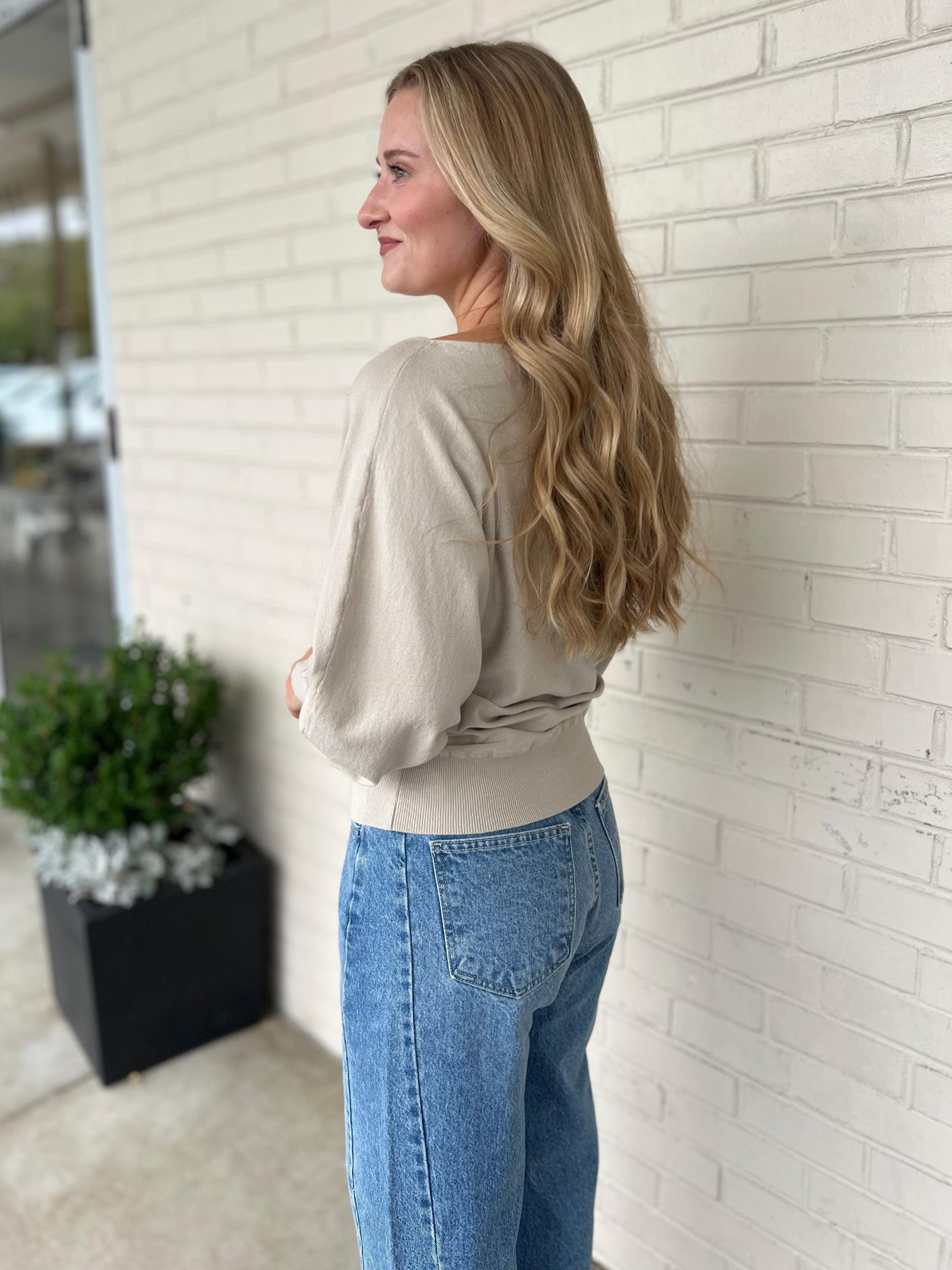 Lucy Long Sleeve Knit Top Product Image