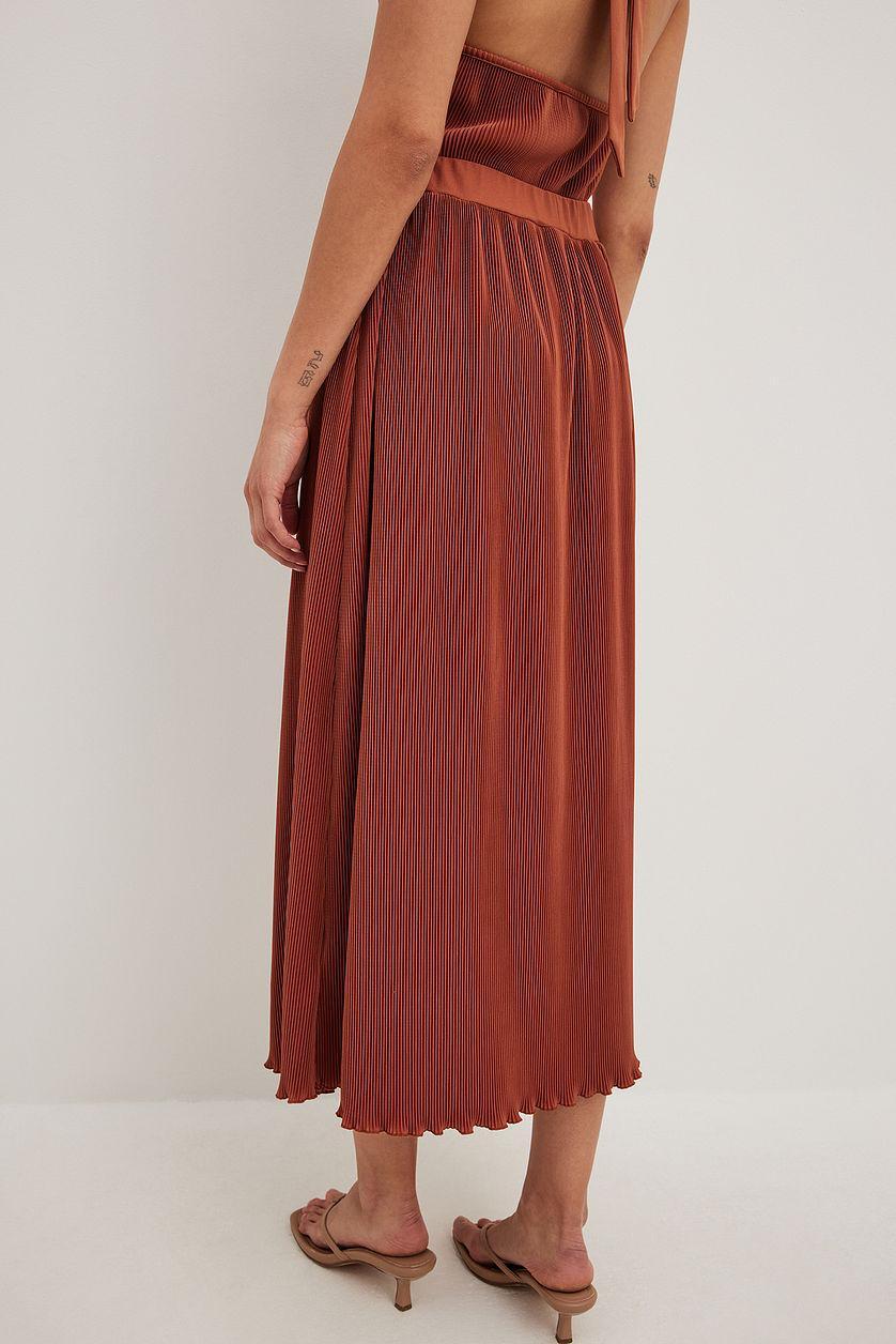 Pleated Midi Skirt Product Image