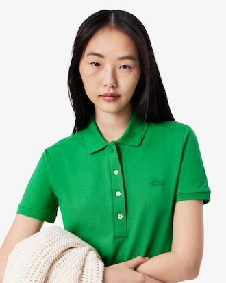 Slim Fit Stretch Piqué Polo Dress Product Image