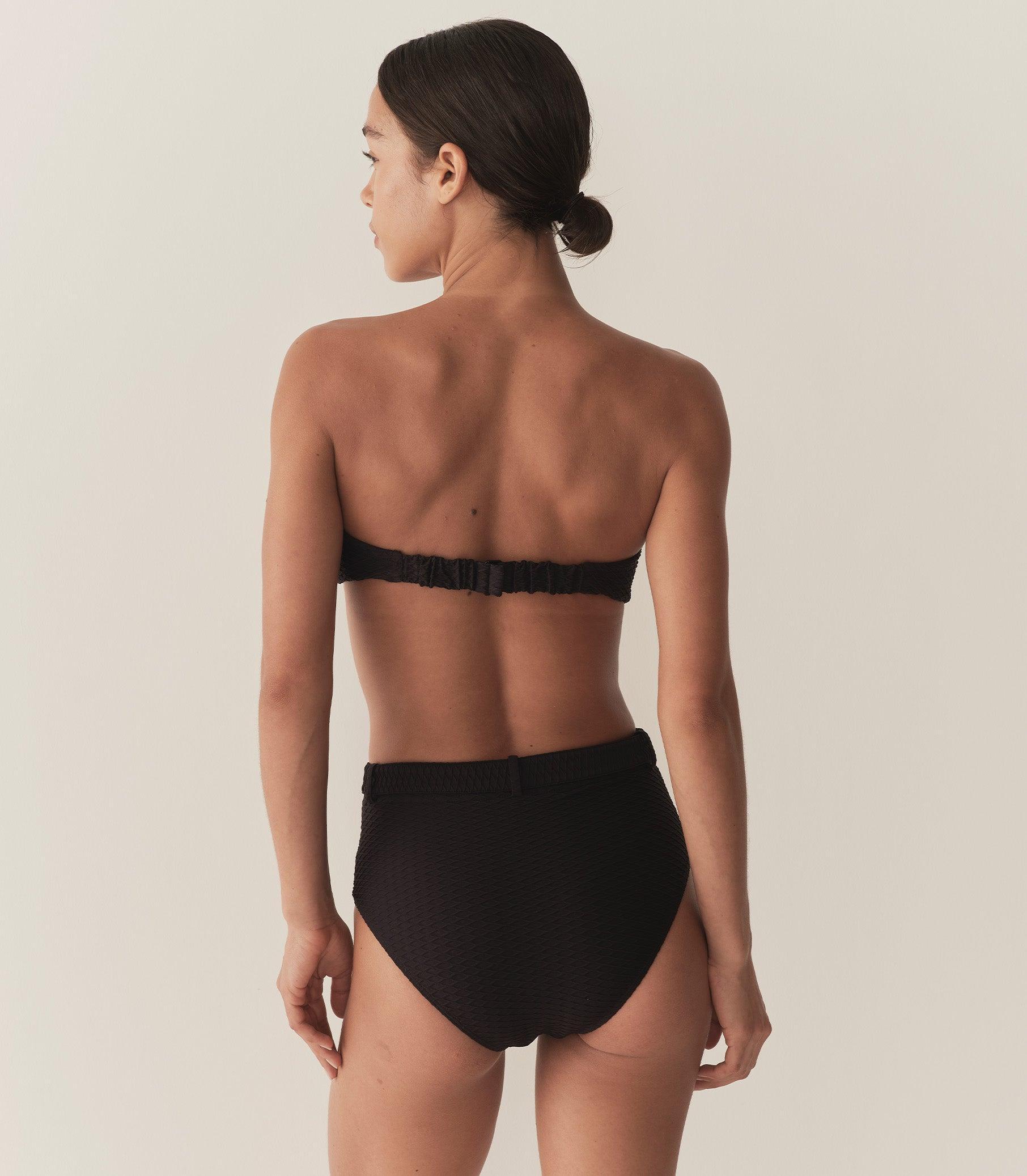 EVORA BIKINI BOTTOM -- NERO Product Image