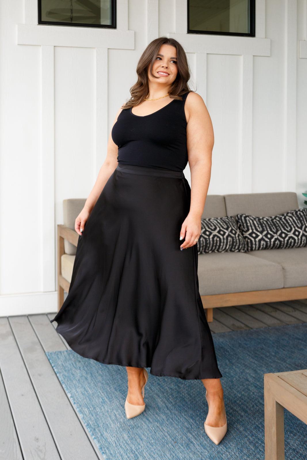Timeless Tale Maxi Skirt in Black (Online Exclusive) Product Image