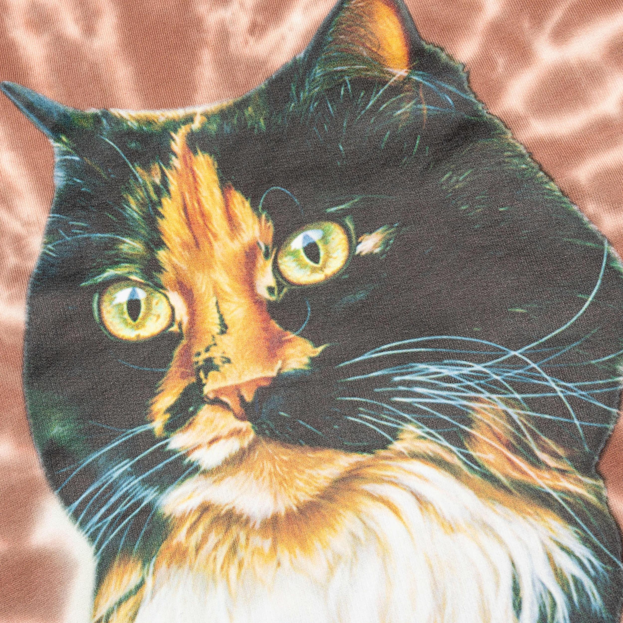 Tie-Dye Cat Sweatshirt - Brown Male Product Image