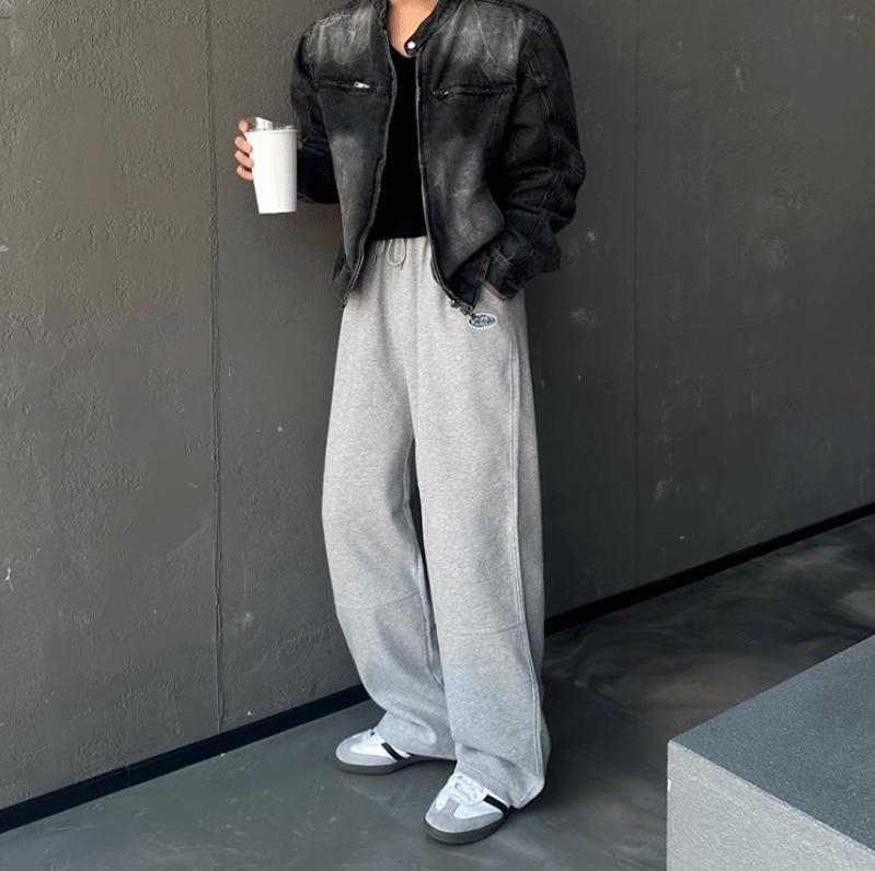 RT No. 12411 WASHED BLACK BIKER DENIM JK Product Image