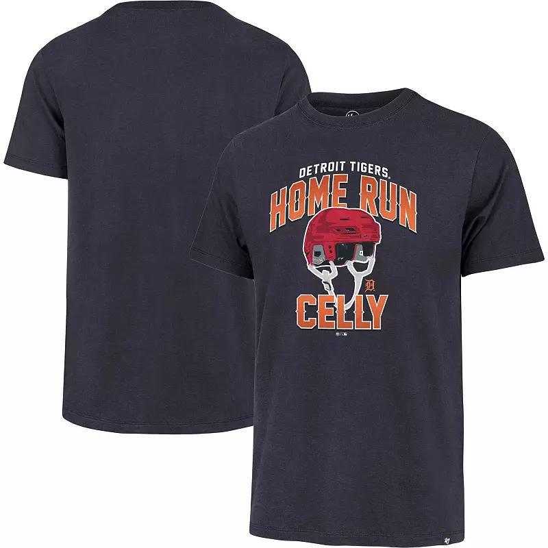 Men's '47  Navy Detroit Tigers HR Celebration T-Shirt, Size: 2XL, Blue Product Image
