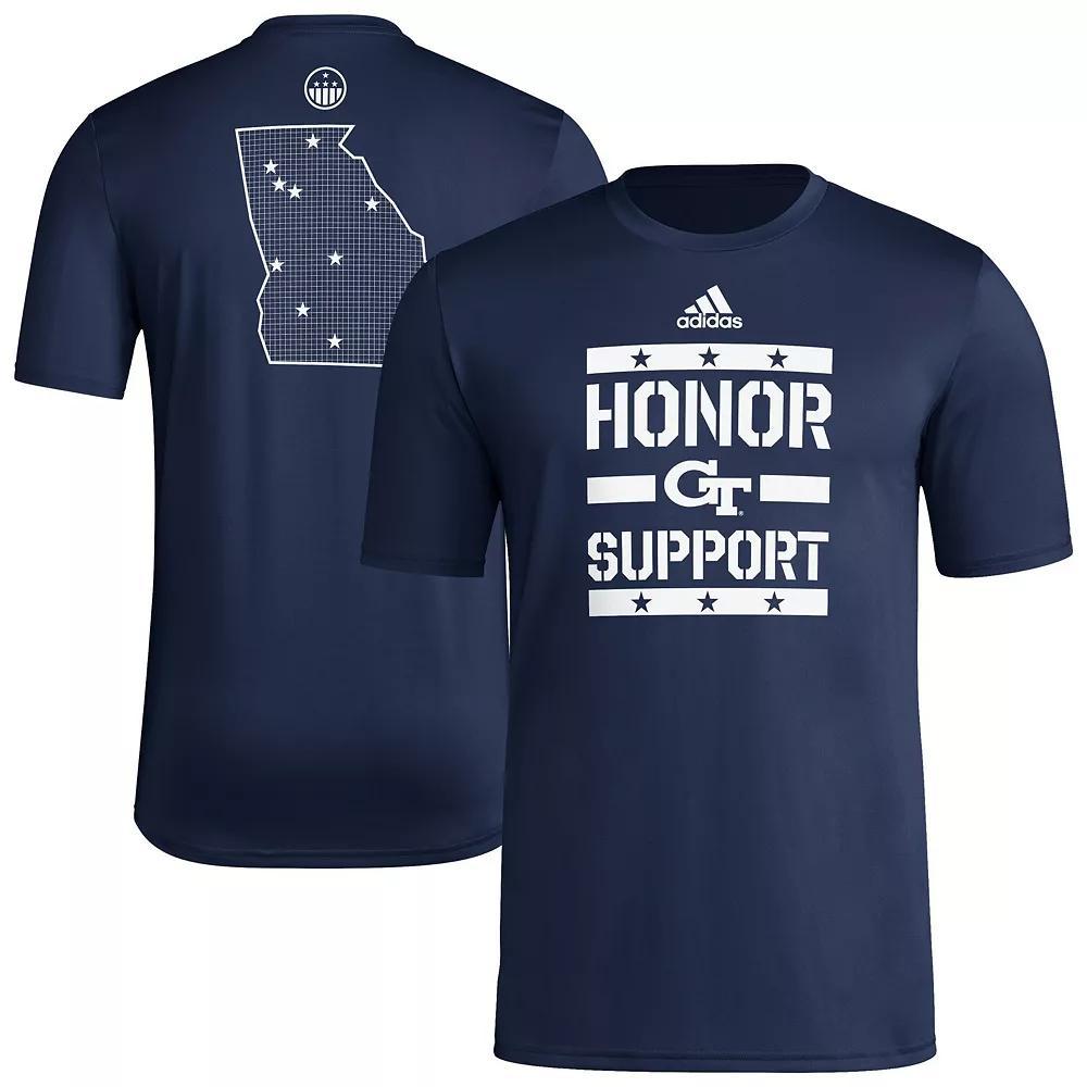 Mens adidas Washington Huskies Honor & Support Pre-Game T-Shirt Product Image