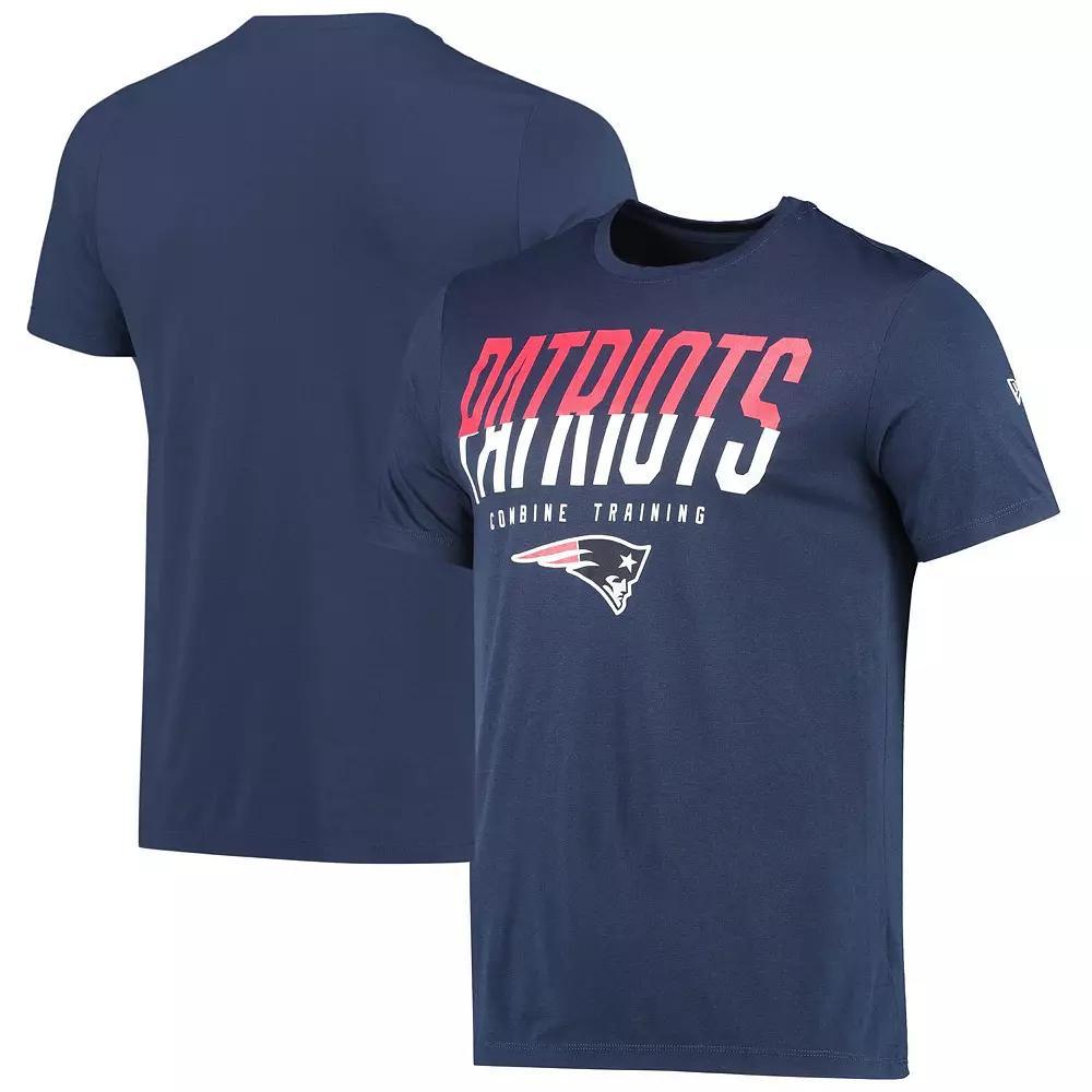 Men's New Era Navy New England Patriots Combine Authentic Big Stage T-Shirt, Size: 2XL, Blue Product Image