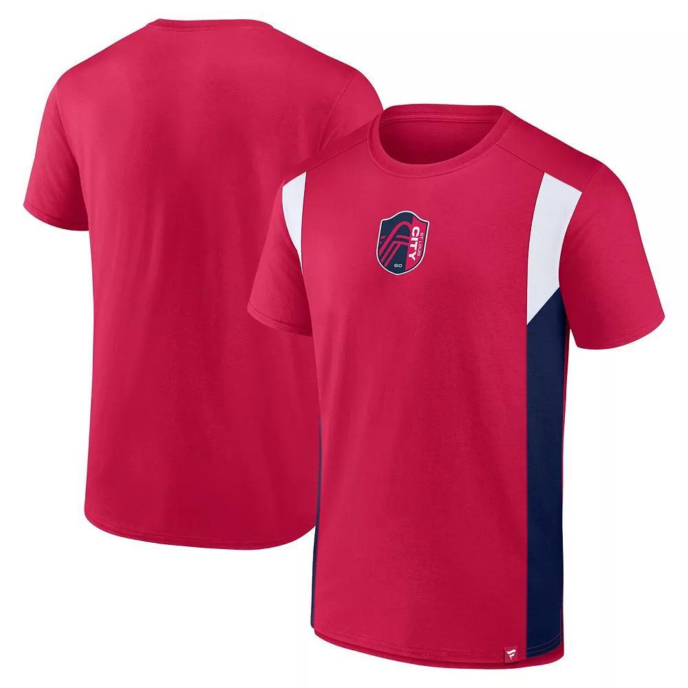 Men's Fanatics Red St. Louis City SC Golden Goal T-Shirt, Size: XL, Slc Red Product Image