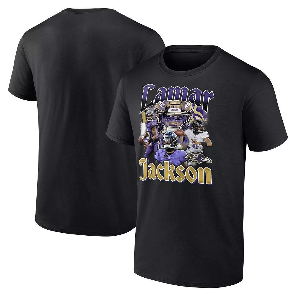 Men's Fanatics Amon-Ra St. Brown Black Detroit Lions Notorious Player Graphic T-Shirt, Size: 3XL Product Image