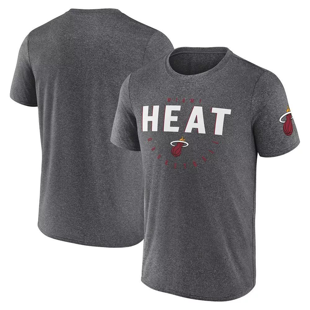 Men's Heather Royal Golden State Warriors Block Practice Performance T-Shirt, Size: Large, Blue Product Image