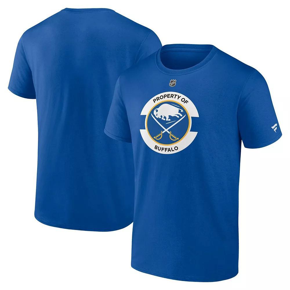 Men's Fanatics Royal Buffalo Sabres Authentic Pro Core Secondary T-Shirt, Size: 5XL, Blue Product Image
