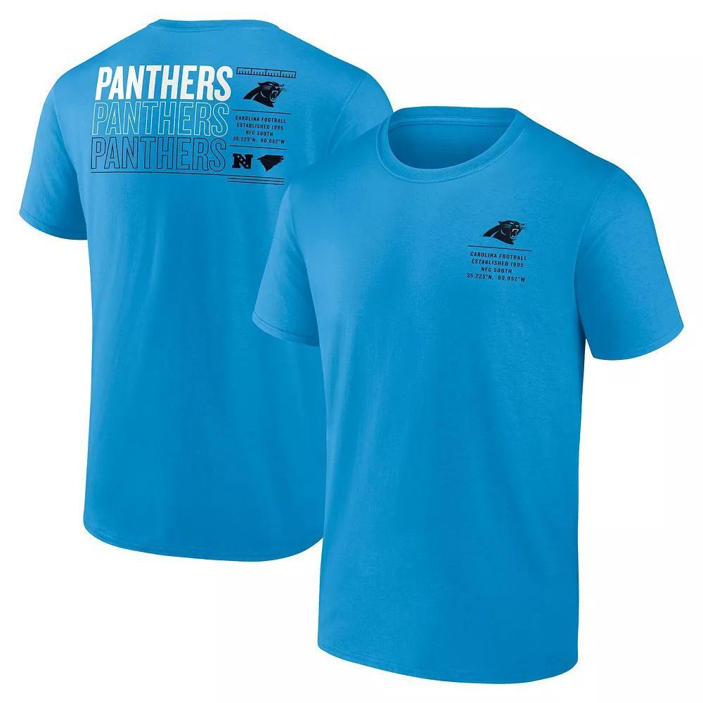 Men's Fanatics Blue Carolina Panthers Repeat Stats T-Shirt, Size: Small Product Image