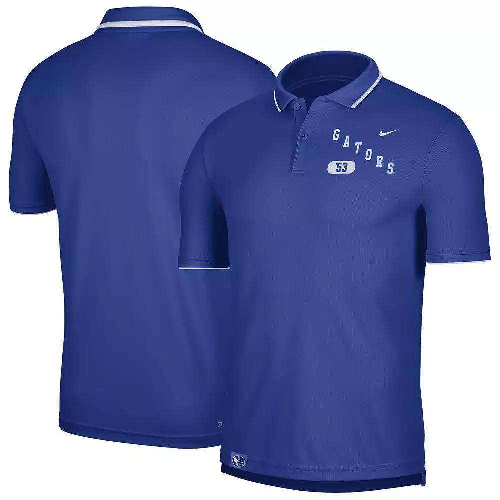 Men's Nike Scarlet Ohio State Buckeyes Wordmark Performance Polo, Size: Small, Red Product Image
