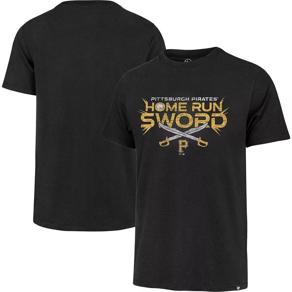 Men's '47  Black Pittsburgh Pirates HR Celebration T-Shirt, Size: Large Product Image