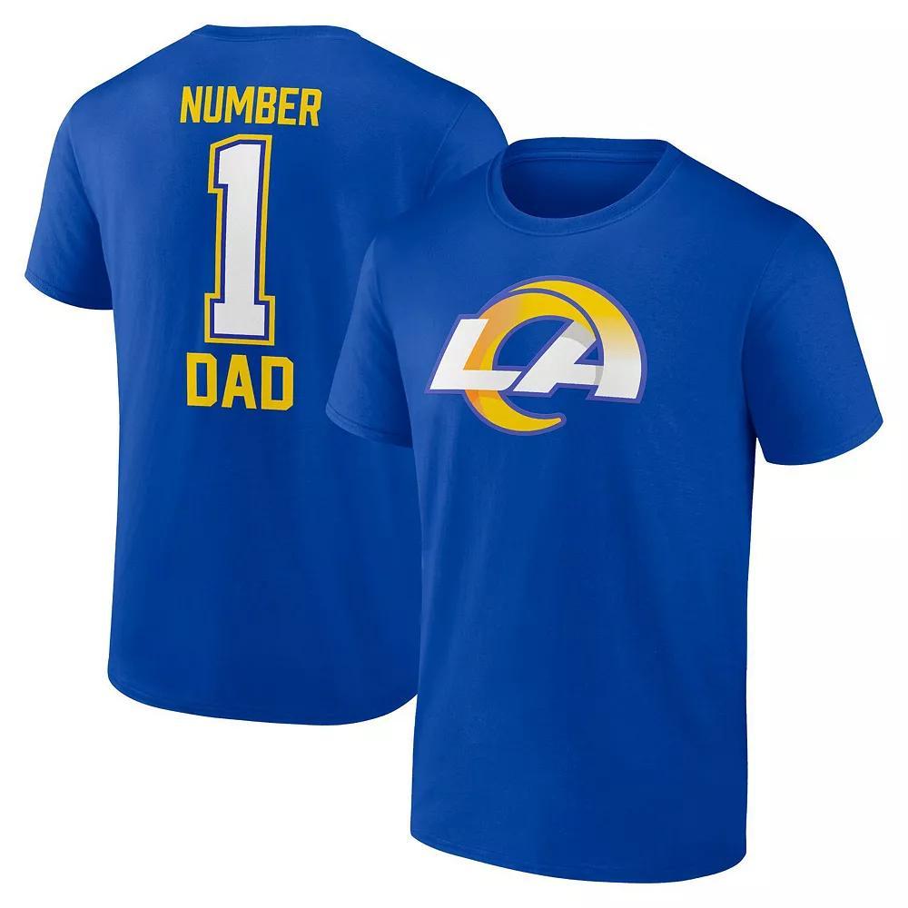 Men's Fanatics Branded Black New Orleans Saints #1 Dad T-Shirt, Size: 4XB Product Image