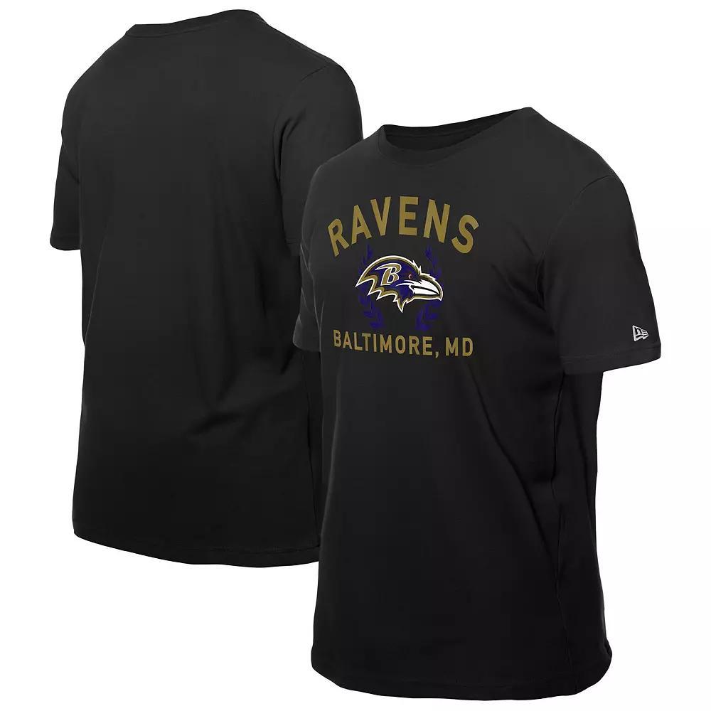 Men's New Era Black Baltimore Ravens 2025 NFL Draft T-Shirt, Size: XL Product Image
