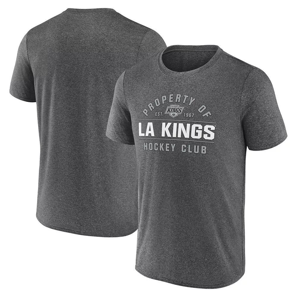 Men's Fanatics Heather Charcoal Los Angeles Kings Property Of T-Shirt, Size: XL, Kgs Charco Product Image