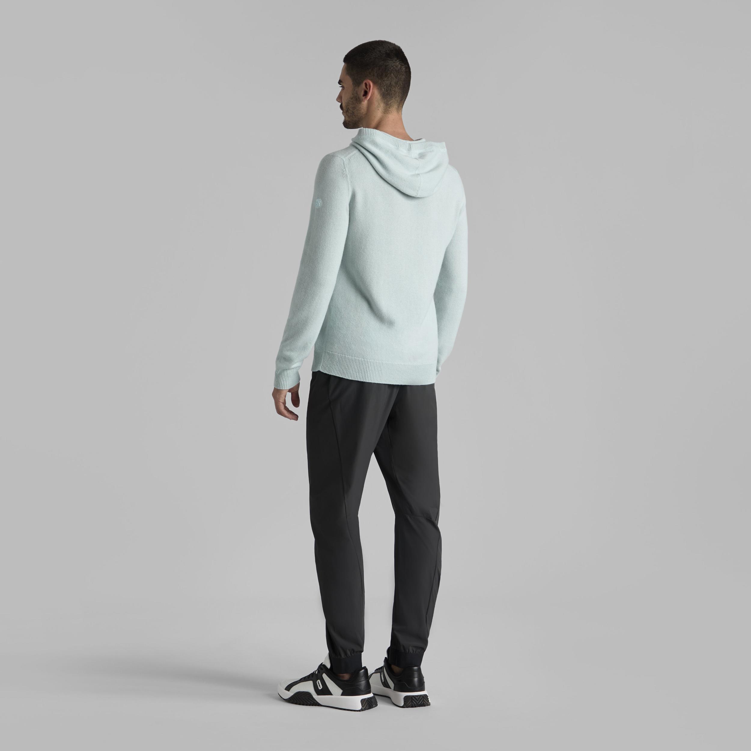 WASHABLE CASHMERE HOODED SWEATER Product Image