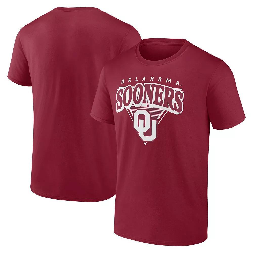 Men's Fanatics Crimson Oklahoma Sooners Modern Tri T-Shirt, Size: Medium, Red Product Image