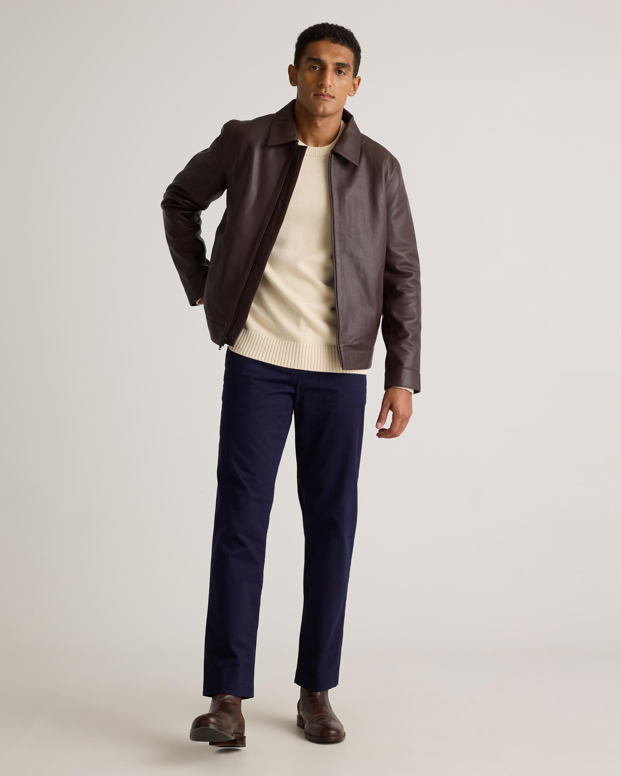 Quince | Men's Harrington Jacket Leather Product Image