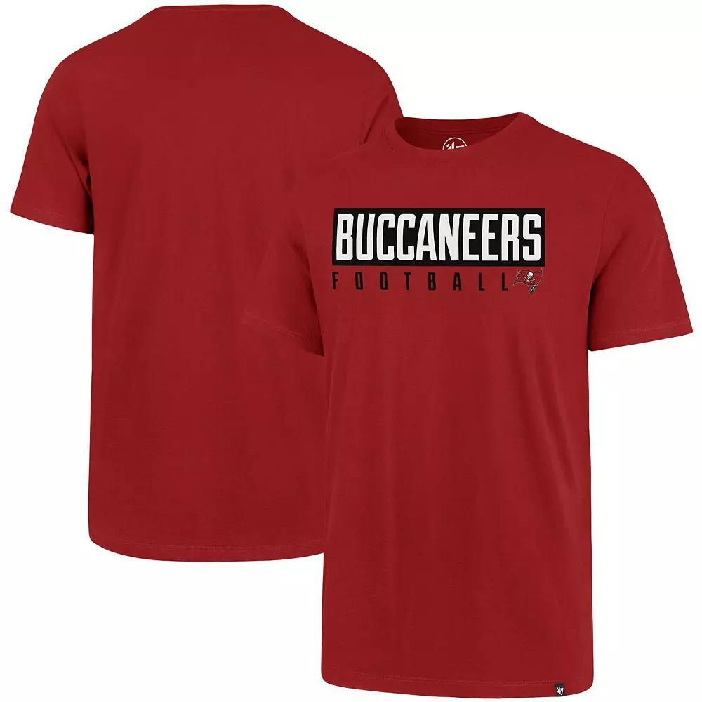 Men's '47 Red Tampa Bay Buccaneers Dub Major Super Rival T-Shirt, Size: Medium Product Image