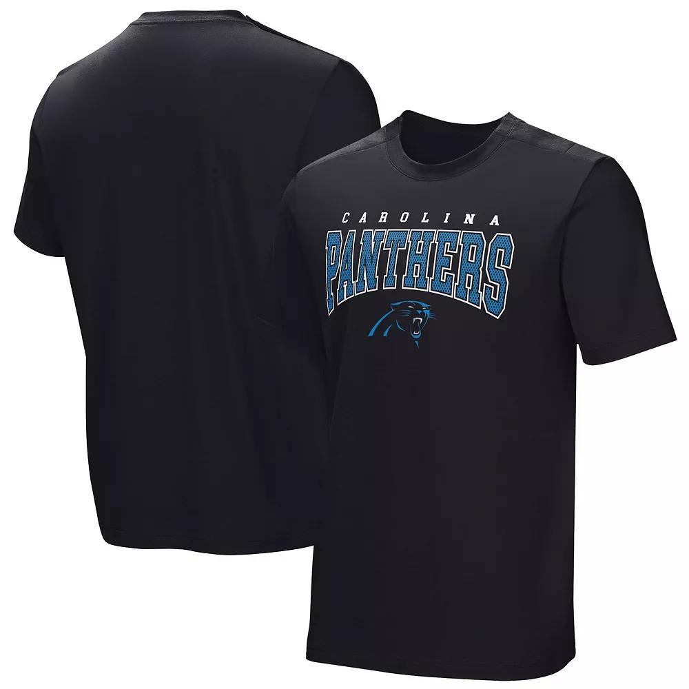 Men's  Black Carolina Panthers Home Team Adaptive T-Shirt, Size: Medium Product Image