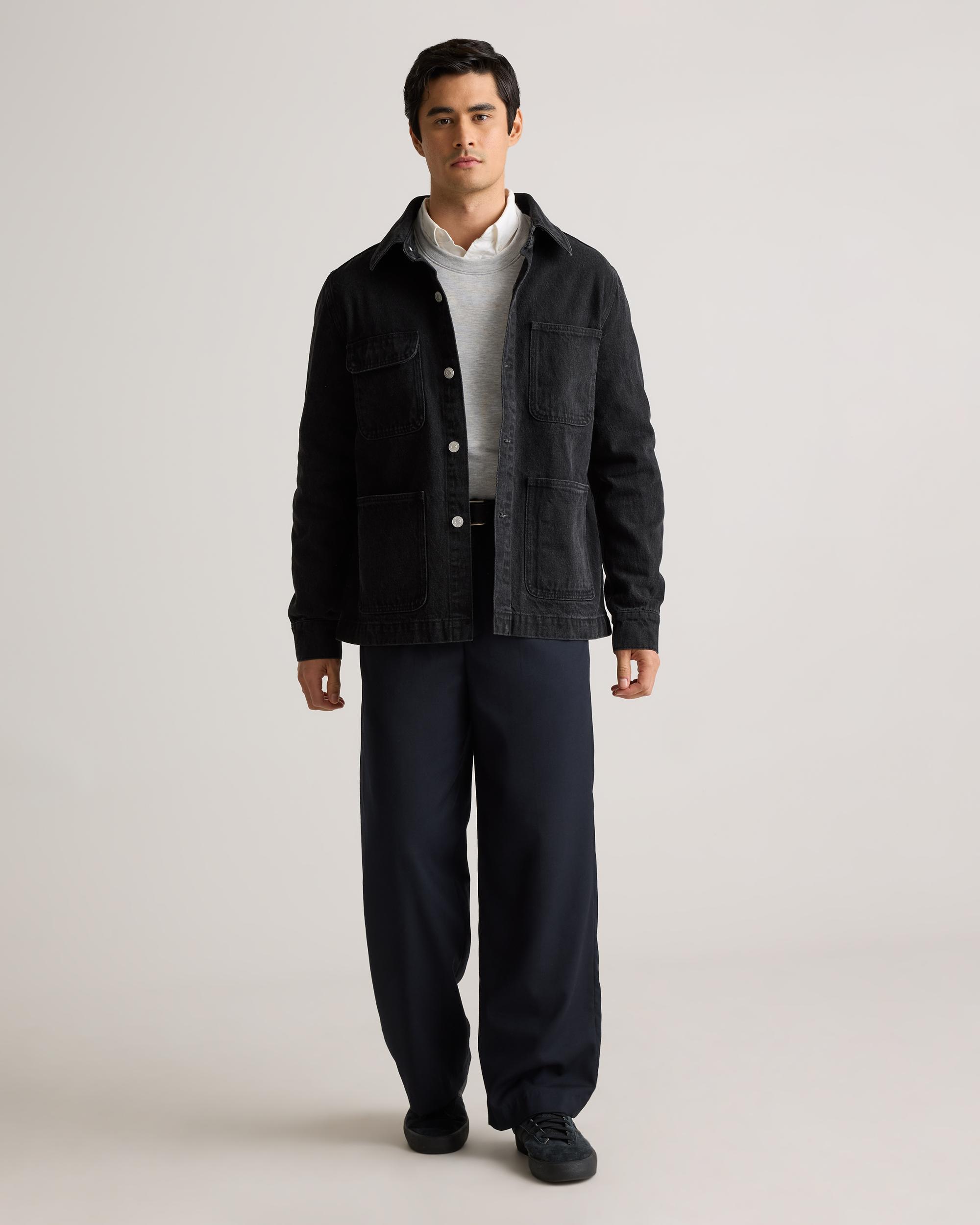 Quince | Men's Denim Chore Jacket Organic Cotton Product Image