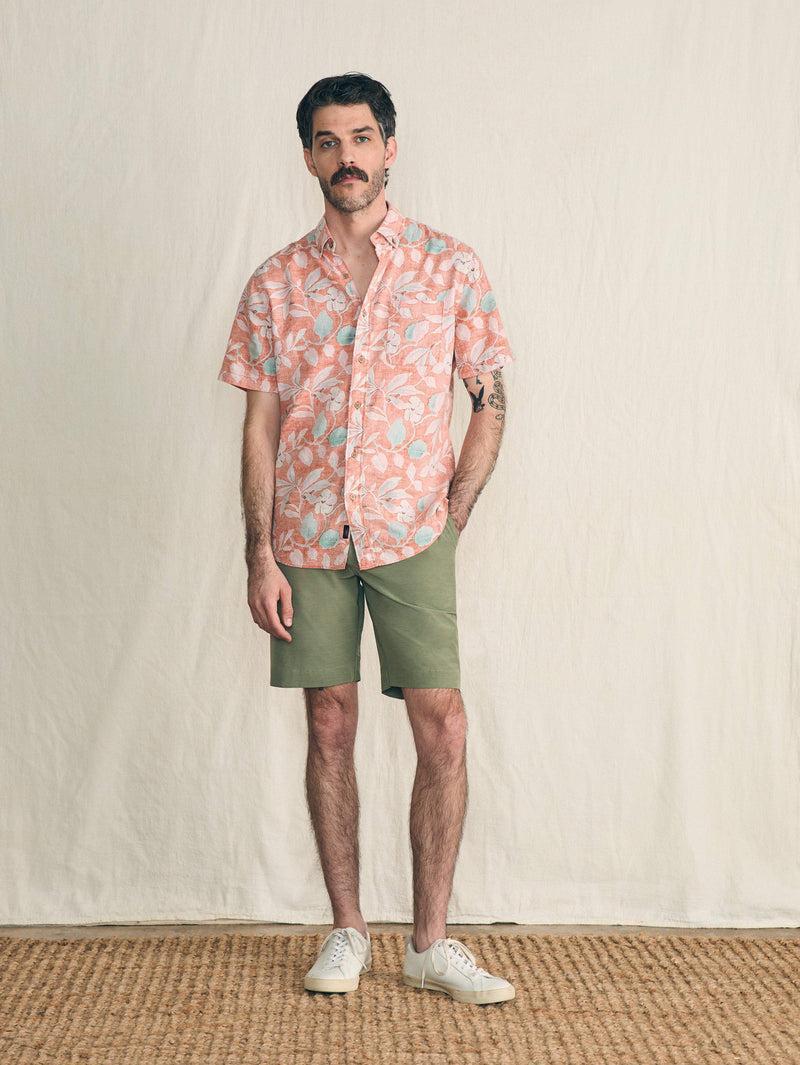 Short-Sleeve Breeze Shirt - Ginger Floral Product Image