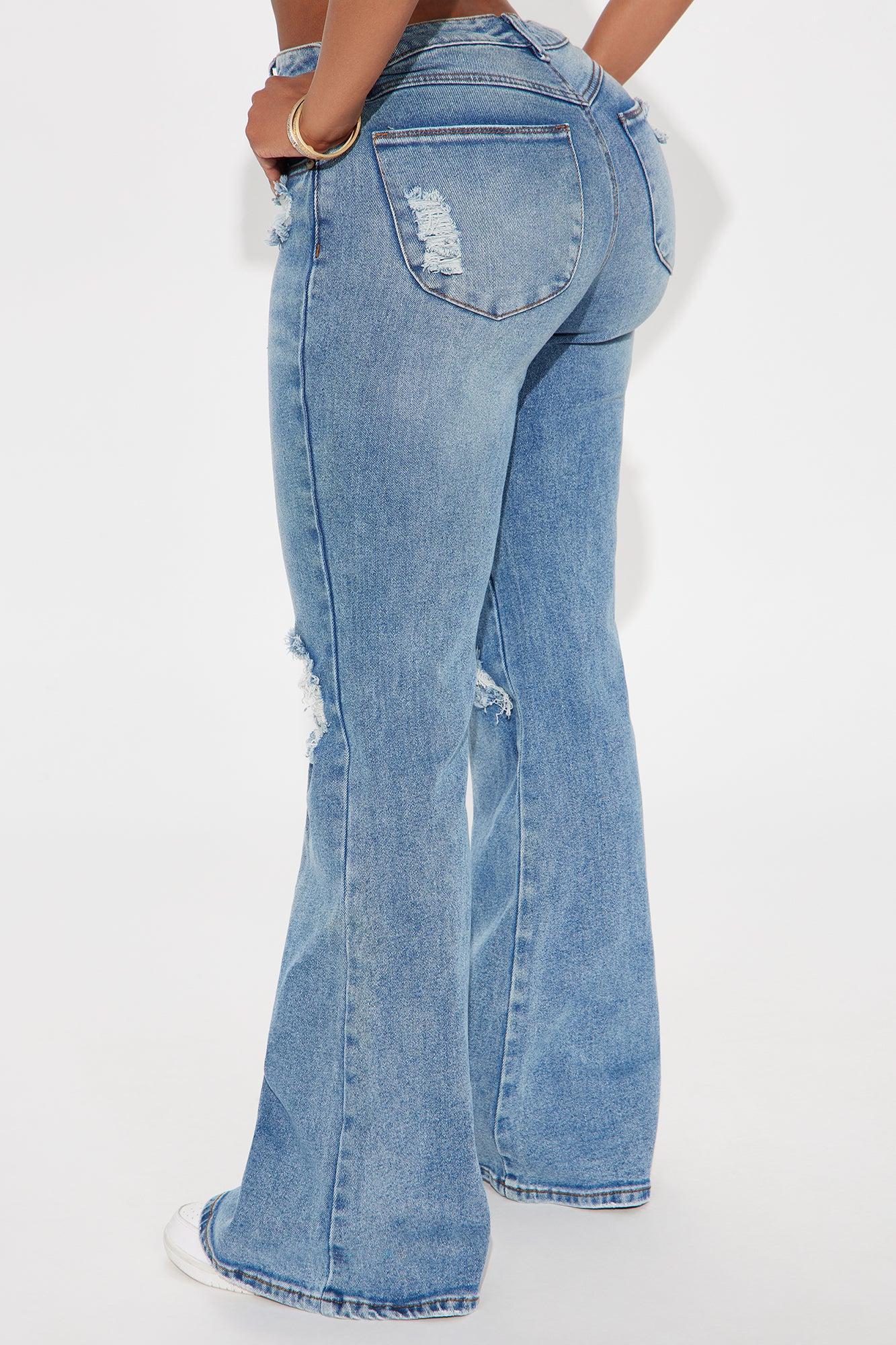 Always First Ripped Flare Jeans - Medium Wash Product Image