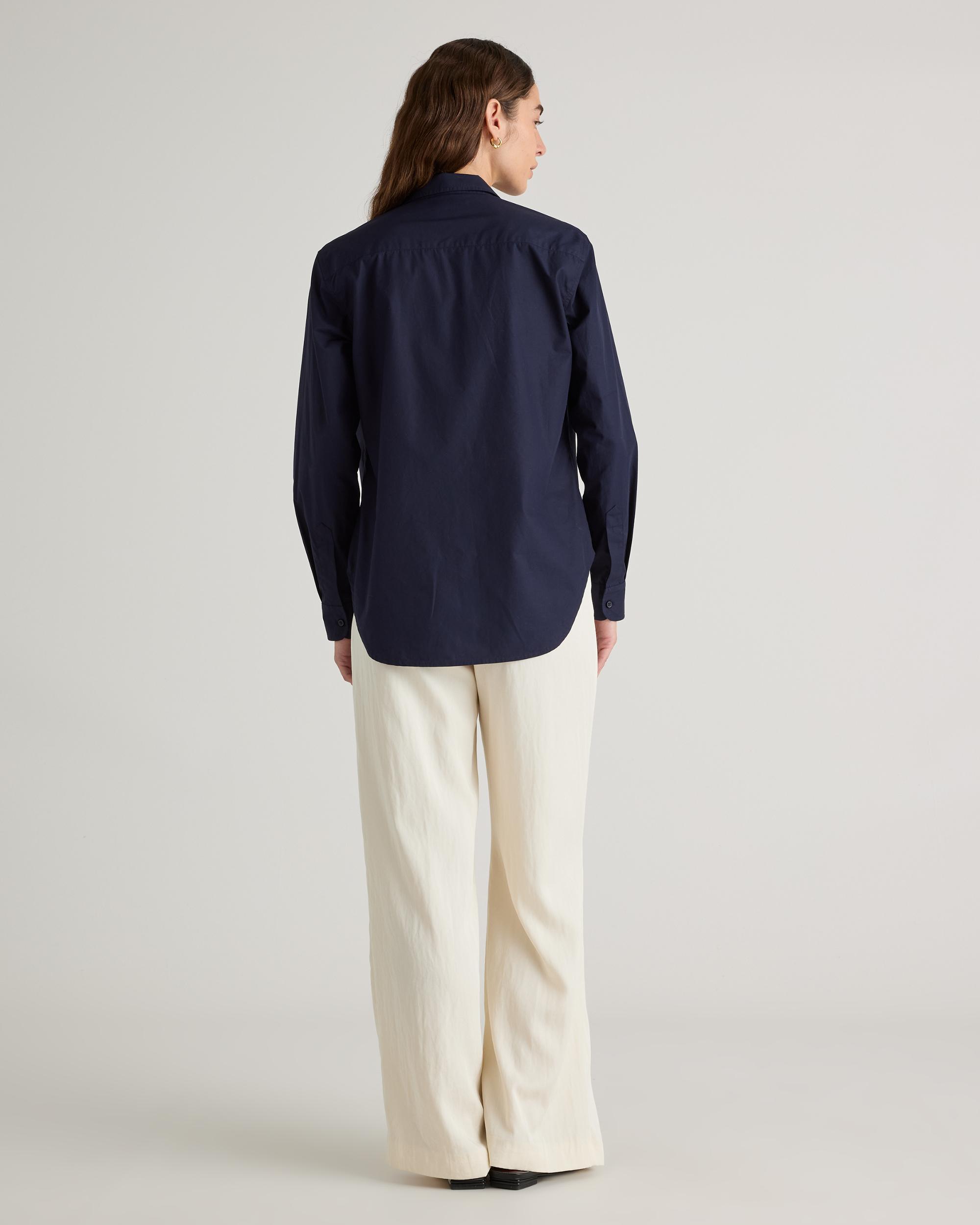Quince | Women's Poplin Long Sleeve Shirt Size XL, Organic Cotton Product Image