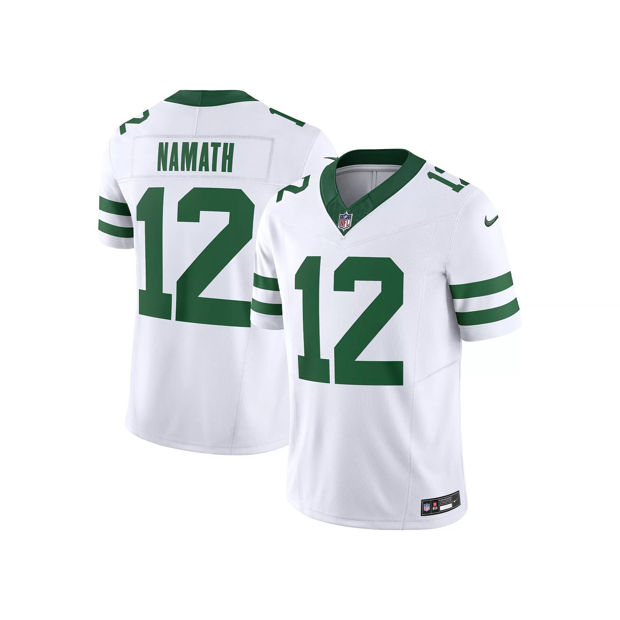 Mens Nike Joe Namath Legacy New York Jets Vapor F.U.S.E. Limited Jersey Product Image