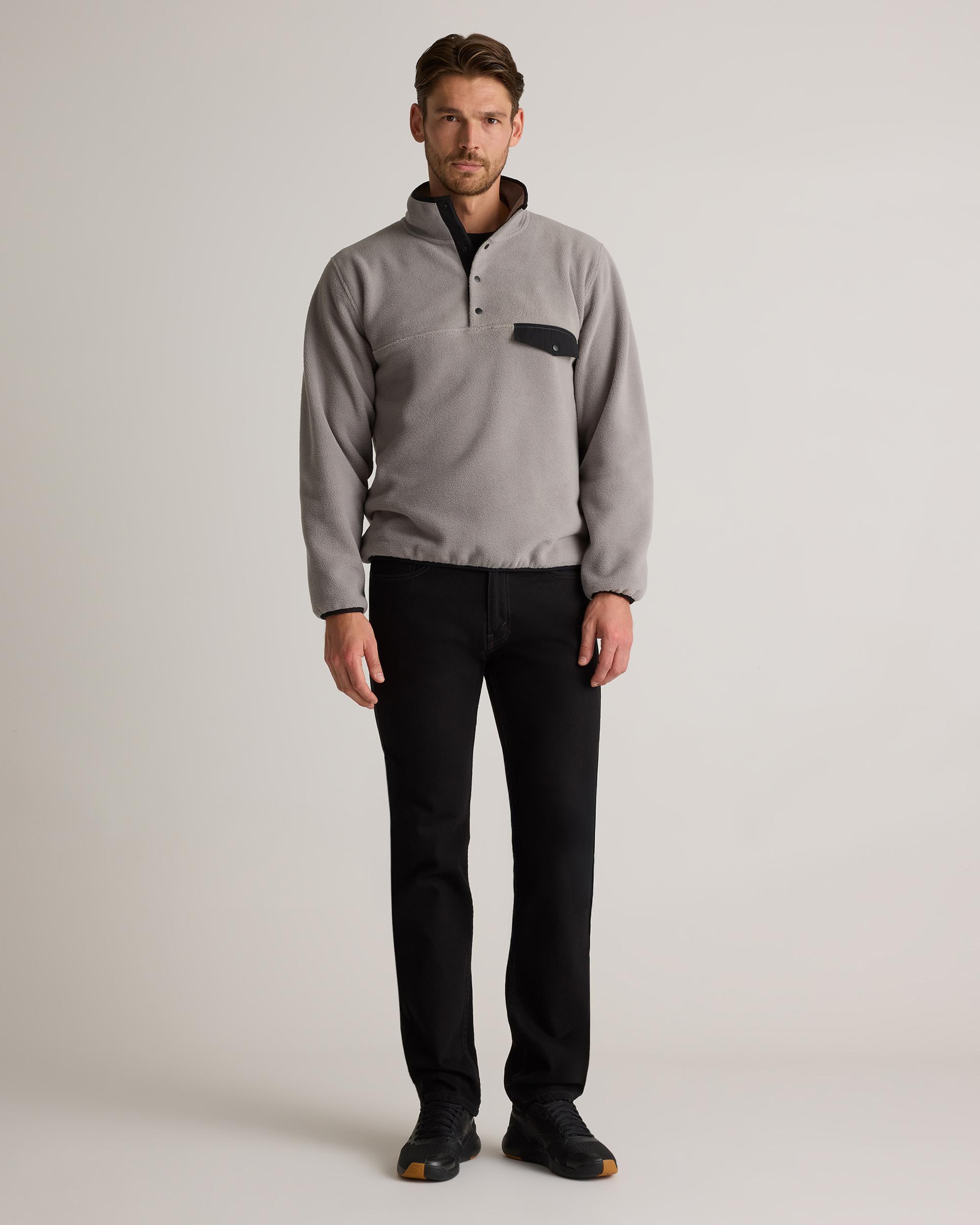 Quince | Men's Polar Fleece Snap Pullover Recycled Polyester Product Image