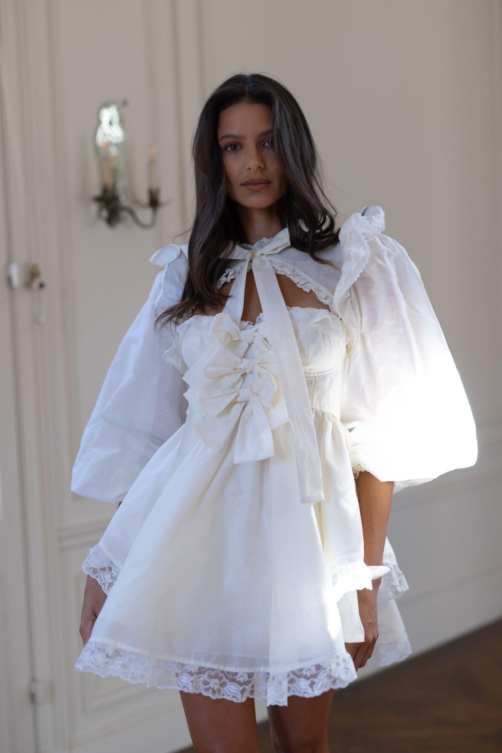 The Ivory Organdy Cake Shop Dress Product Image