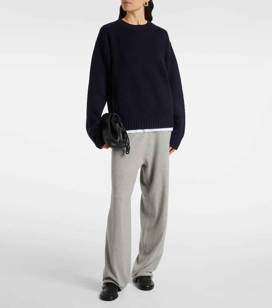 EXTREME CASHMERE N°373 Oldie Cashmere-blend Sweater In Blue Product Image
