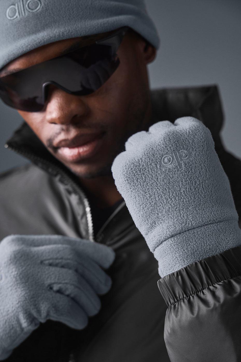 Performance Fleece Gloves - Steel Grey Product Image