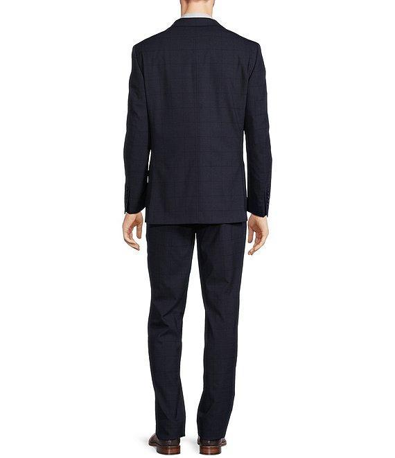 Hickey Freeman Classic Fit Flat Front Window Pattern 2-Piece Suit Product Image
