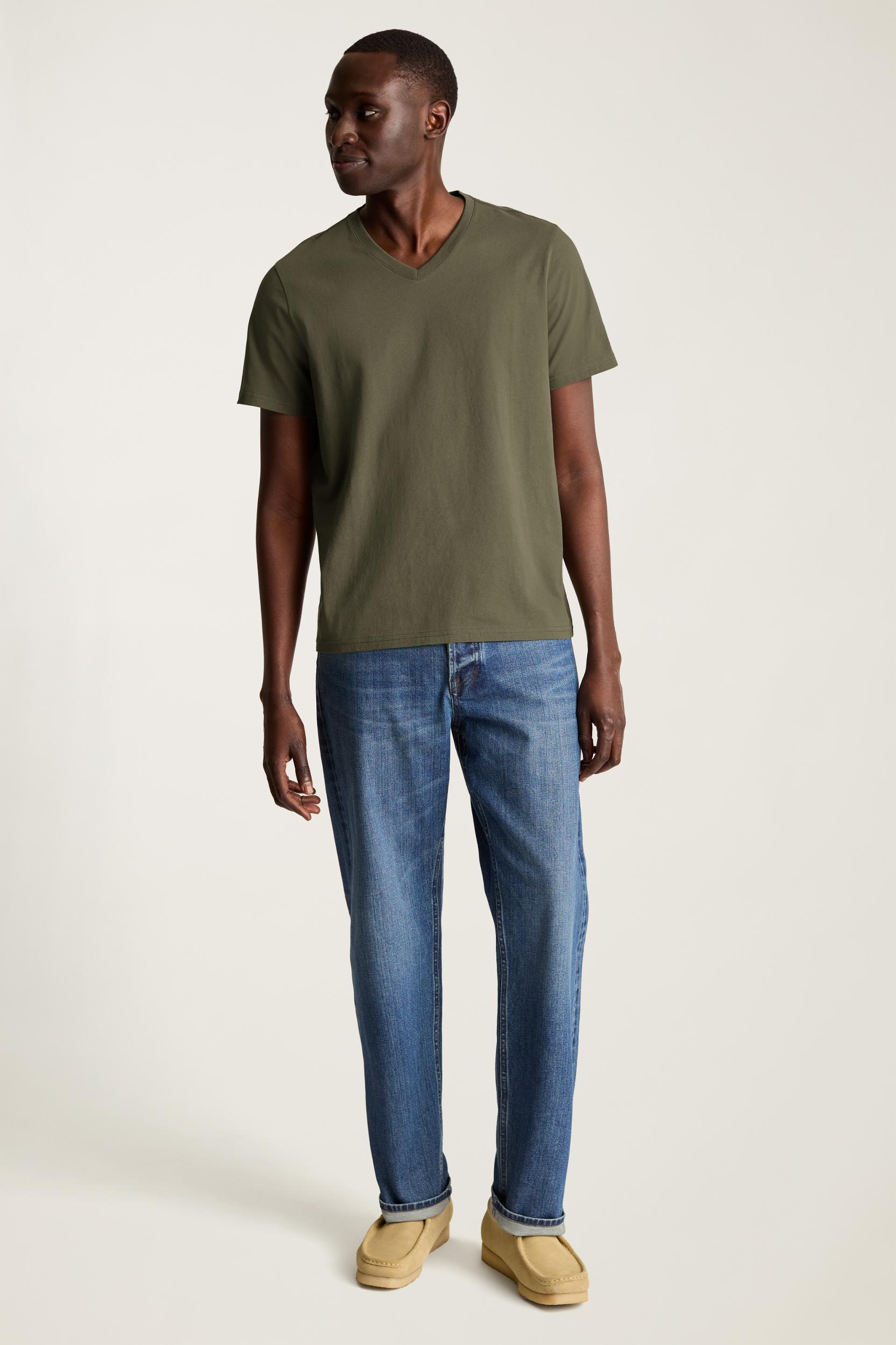 Forever Soft Cotton  V-Neck Tee Product Image