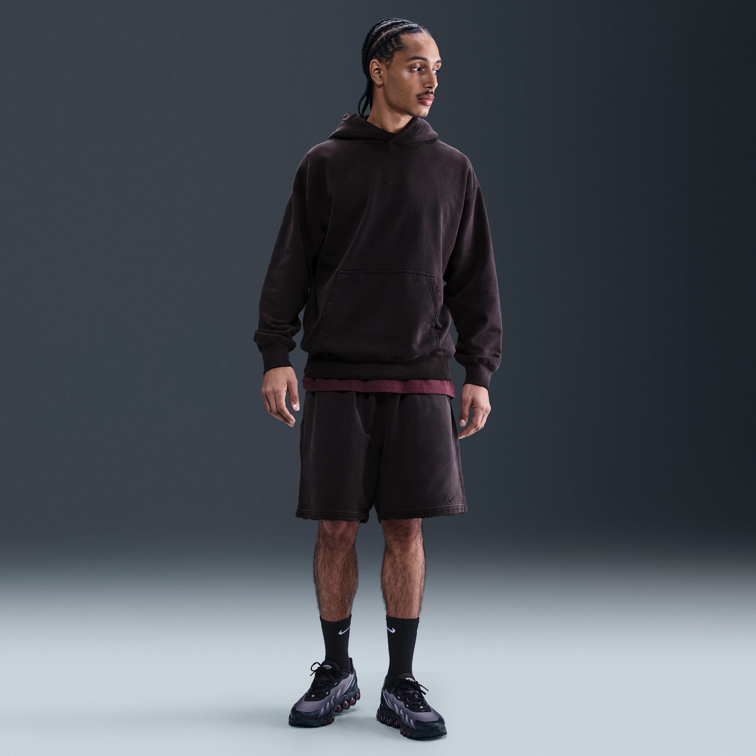 Nike Men's Solo Swoosh French Terry Pullover Hoodie Product Image